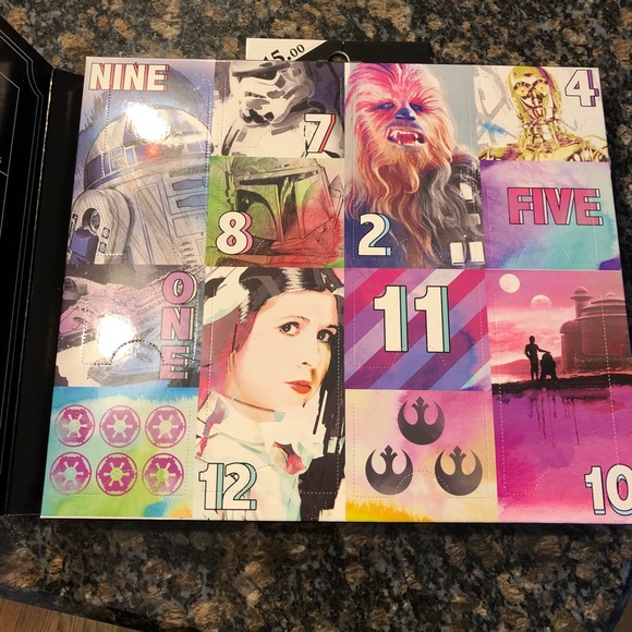 NWT Star Wars Sock Advent Calendar - Picture 3 of 3